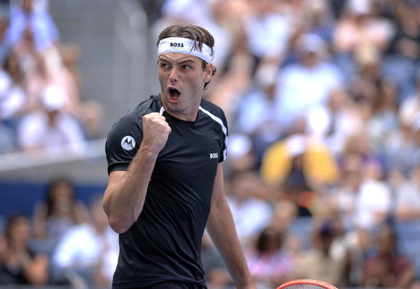 US Open tennis tournament - Day 7 Taylor Fritz of USA reacts during his match against Francisco Cerundolo of Argentina during the Men‚Äôs Singles round 3 of the US Open Tennis Championships at the USTA Billie Jean King National Tennis Center in Flushing Meadows, New York, USA, 05 September 2026. The 2026 US Open tournament runs from 23 August through 13 September. FLUSHING MEADOWS NEW YORK United States  Copyright: xCRISTOBALxHERRERA-ULASHKEVICHx
