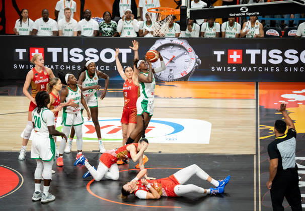 Nigeria v Hungary: Group B - FIBA Women s Basketball World Cup Germany 2026 Elizabeth Balogun plays during the FIBA Women s Basketball World Cup 2026 match between Nigeria and Hungary in Berlin, Germany, on September 5, 2026. Berlin Germany  Copyright: xMarcinxGolbax originalFilename:golba-nigeriav260905_npNb7.jpg