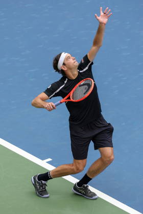 US Open tennis tournament - Day 7 Taylor Fritz of the US in action against Francisco Cerundolo of Argentina during the Men™s Singles round 3 of the US Open Tennis Championships at the USTA Billie Jean King National Tennis Center in Flushing Meadows, New York, USA, 03 September 2026. The 2026 US Open tournament runs from 23 August through 13 September. FLUSHING MEADOWS NEW YORK United States Copyright: xBRIANxHIRSCHFELDx