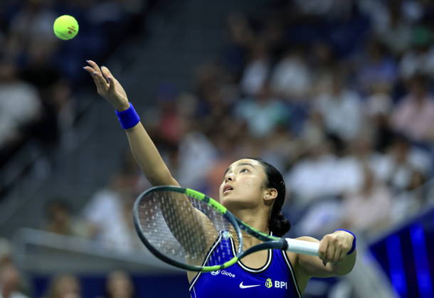 US Open tennis tournament - Day 7 Alexandra Eala of the Philippines in action against Iva Jovic of the USA during the Women Singles third round of the US Open Tennis Championships in Flushing Meadows, New York, USA, 05 September 2026. FLUSHING MEADOWS NEW YORK United States  Copyright: xCRISTOBALxHERRERA-ULASHKEVICHx