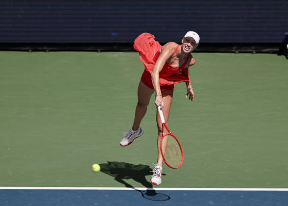 Anastasia Potapova (AUT), Damen Einzel, Ladies Singles, US Open Championships, Billie Jean King National Tennis Center, Flushing Meadows, New York, USA . Copyright: xJuergenxHasenkopfx