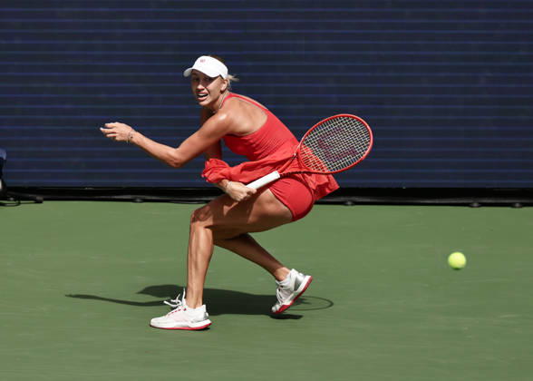Anastasia Potapova (AUT), Damen Einzel, Ladies Singles, US Open Championships, Billie Jean King National Tennis Center, Flushing Meadows, New York, USA . Copyright: xJuergenxHasenkopfx
