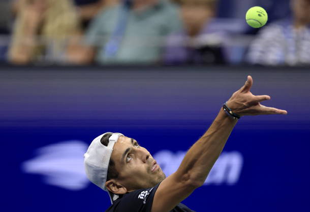US Open tennis tournament - Day 7 Alejandro Tabilo of Chile in action against Alexander Zverev of Germany during the Men s Singles third round of the US Open Tennis Championships in Flushing Meadows, New York, USA, 05 September 2026. FLUSHING MEADOWS NEW YORK United States  Copyright: xCRISTOBALxHERRERA-ULASHKEVICHx
