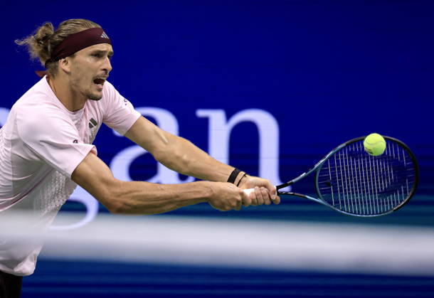 US Open tennis tournament - Day 7 Alexander Zverev of Germany in action against Alejandro Tabilo of Chile during the Men s Singles third round of the US Open Tennis Championships in Flushing Meadows, New York, USA, 05 September 2026. FLUSHING MEADOWS NEW YORK United States  Copyright: xCRISTOBALxHERRERA-ULASHKEVICHx