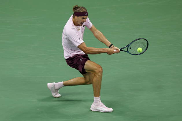 US Open tennis tournament - Day 7 Alexander Zverev of Germany in action against Alejandro Tabilo of Chile during the Men™s Singles third round of the US Open Tennis Championships in Flushing Meadows, New York, USA, 05 September 2026. FLUSHING MEADOWS NEW YORK United States  Copyright: xBRIANxHIRSCHFELDx