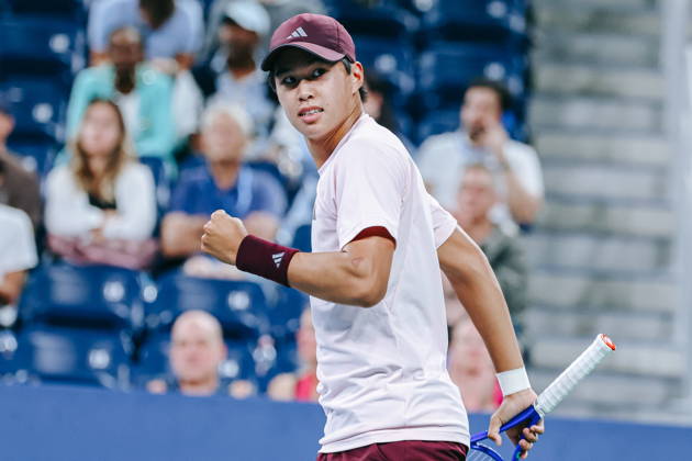 US Open tennis tournament - Day 7 Learner Tien of the USA reacts in a match against Jakub Mensik of Czech Republic during the Men™s Singles third round of the US Open Tennis Championship in Flushing Meadows, New York, USA, 05 September 2026. FLUSHING MEADOWS NEW YORK United States  Copyright: xOLGAxFEDOROVAx