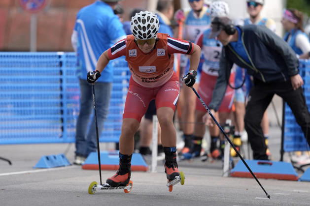 Emilie Ruud Lia of Norway competes during the Sprint Qualification race of the FIS Rollerski World Championships 2026 in Madona, Latvia, on September 5, 2026. Madona Latvia Copyright: xRomanxKoksarovx RKV08849.JPG