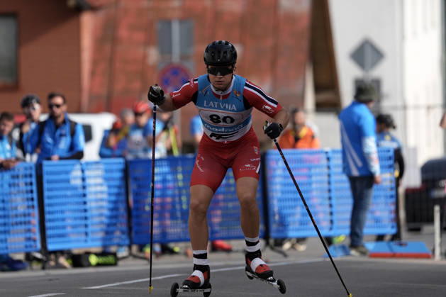 Jarle Weium Glomseth of Norway competes during the Sprint Qualification race of the FIS Rollerski World Championships 2026 in Madona, Latvia, on September 5, 2026. Madona Latvia Copyright: xRomanxKoksarovx RKV09719.JPG