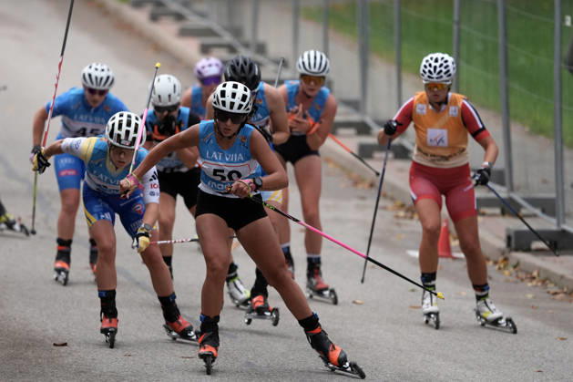 Magdalena Kobielusz of Poland competes during the Women mass start race of the FIS Rollerski World Championships 2026 in Madona, Latvia, on September 6, 2026. Madona Latvia Copyright: xRomanxKoksarovx RKV01568.JPG