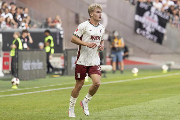 1. Fussball Bundesliga: Eintracht Frankfurt - FC Augsburg, 06.09.2026 Hennes Behrens (FC Augsburg 16), Freisteller, Portrait Porträt, Eintracht Frankfurt - FC Augsburg, Frankfurt, Deutsche Bank Park, 6.9.2026 Copyright: xBEAUTIFULxSPORTS Gawlikx