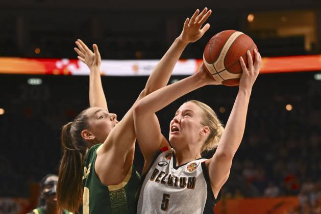 Belgium v Australia - FIBA Women s Basketball World Cup 2026 BERLIN, GERMANY - SEPTEMBER 07 : Claessens Nastja power forward of Belgium during the FIBA Women s Basketball World Cup group C phase match between Belgium and Australia in Berlin on September 7, 2026 in Berlin, Germany, 07 09 2026 Berlin Germany  Copyright: xVincentxKalutx