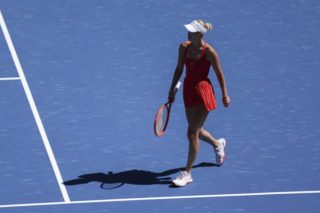 US Open tennis tournament - Day 9 Anastasia Potapova of Austria in action against Mirra Andreeva of Russia during the Women s Singles round 4 of the US Open Tennis Championships at the USTA Billie Jean King National Tennis Center in Flushing Meadows, New York, USA, 07 September 2026. The 2026 US Open tournament runs from 23 August through 13 September. FLUSHING MEADOWS NEW YORK United States  Copyright: xSARAHxYENESELx
