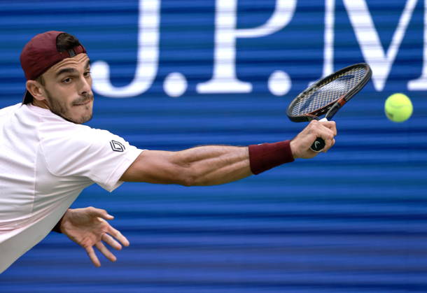 US Open tennis tournament - Day 9 Francisco Cerundolo of Argentina in action against Alexander Blockx of Belgium during the Men s Singles round 4 of the US Open Tennis Championships at the USTA Billie Jean King National Tennis Center in Flushing Meadows, New York, USA, 07 September 2026. The 2026 US Open tournament runs from 23 August through 13 September. FLUSHING MEADOWS NEW YORK United States  Copyright: xCRISTOBALxHERRERA-ULASHKEVICHx