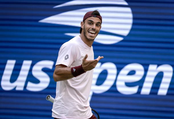 US Open tennis tournament - Day 9 Francisco Cerundolo of Argentina reacts during his match against Alexander Blockx of Belgium in the Men s Singles round 4 of the US Open Tennis Championships at the USTA Billie Jean King National Tennis Center in Flushing Meadows, New York, USA, 07 September 2026. The 2026 US Open tournament runs from 23 August through 13 September. FLUSHING MEADOWS NEW YORK United States  Copyright: xCRISTOBALxHERRERA-ULASHKEVICHx
