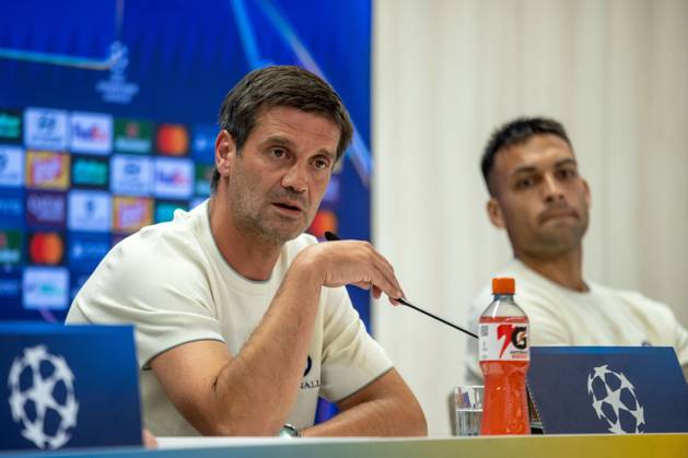 UEFA Champions League press conference, PK, Pressekonferenz Inter Milan in Madrid, Spain - 7 Sep 2026 Cristian Chivu, Inter Milan s technical director, speaks to reporters at the press conference ahead of the UEFA Champions League match between Real Madrid and Inter Milan at the Santiago Bernabéu Stadium Madrid Spain Copyright: xDavidxCanalesx xSOPAxImagesx David-Canales-1447739