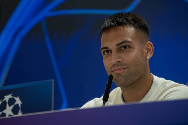 UEFA Champions League press conference, PK, Pressekonferenz Inter Milan in Madrid, Spain - 7 Sep 2026 Lautaro Martínez of Inter Milan speaks to reporters at the press conference ahead of the UEFA Champions League match between Real Madrid and Inter Milan at the Santiago Bernabéu Stadium. Madrid Spain Copyright: xDavidxCanalesx xSOPAxImagesx David-Canales-1447748