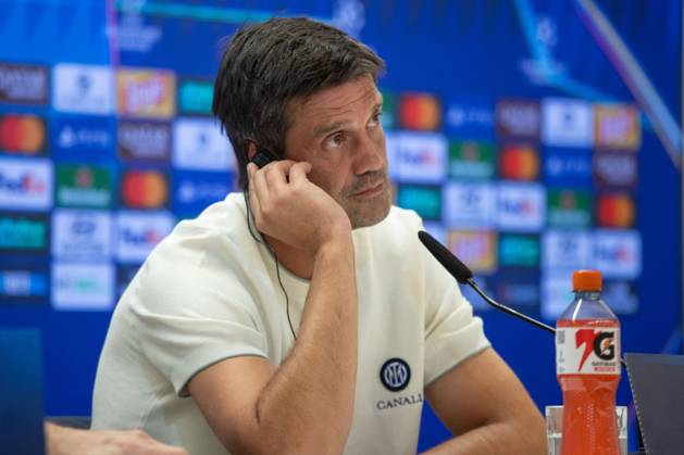 UEFA Champions League press conference, PK, Pressekonferenz Inter Milan in Madrid, Spain - 7 Sep 2026 Cristian Chivu, Inter Milan s technical director, speaks to reporters at the press conference ahead of the UEFA Champions League match between Real Madrid and Inter Milan at the Santiago Bernabéu Stadium Madrid Spain Copyright: xDavidxCanalesx xSOPAxImagesx David-Canales-1447750