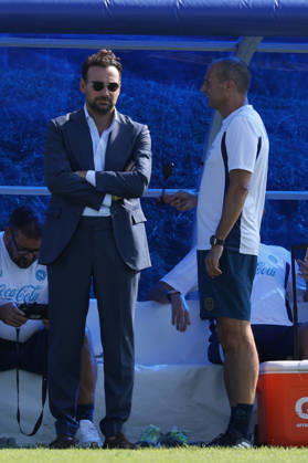 Napoli™s Sporting director Giovanni Manna During training at the SSC Napoli sports center, Champions League Napoli - Arsenal Castel Volturno (CE) on September 08 , 2026  Copyright: xAlessandroxGarofalo LaPressex