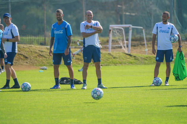 September 8, 2026, Castelvolturno, Campania, ITALIA: Massimiliano Allegri Head Coach of SSC Napoli Durante lÃ¢â‚¬â ¢allenamento pre partita Champions League tra Napoli ed Arsenal a Castelvolturno del 08 09 2026 Castelvolturno ITALIA - ZUMAs236 20260908_aap_s236_006 Copyright: xFabioxSassox