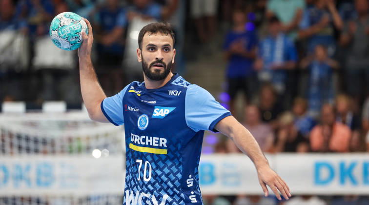 2026.09.06, Deutschland, Stuttgart, Handball TVB Stuttgart vs. Füchse Berlin, Mohamed Amine Darmoul (TVB)