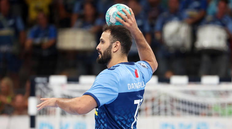 2026.09.06, Deutschland, Stuttgart, Handball TVB Stuttgart vs. Füchse Berlin, Mohamed Amine Darmoul (TVB)