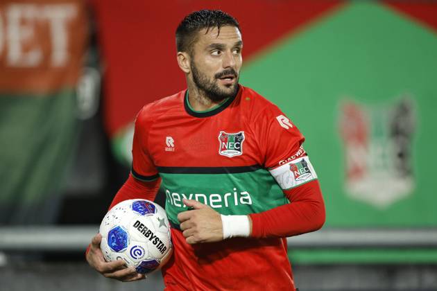 NIJMEGEN - Dušan Tadić of NEC Nijmegen during the Dutch Eredivisie match between NEC Nijmegen and Excelsior at De Goffert on September 8, 2026 in Nijmegen, the Netherlands. BART STOUTJESDIJK ANP Eredivisie 2026 27 xVIxANPxSportx xxANPxIVx 567683525 originalFilename: 567683525