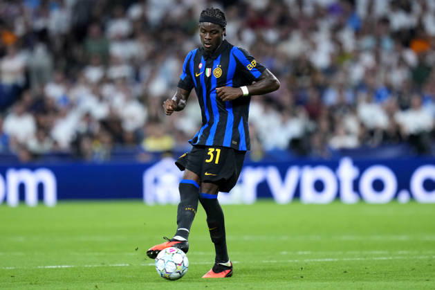 ESP: Real Madrid - Inter Milan. UEFA Champions League. Matchday 1 Yann-Aurel Bisseck of Inter Milan during the UEFA Champions League match, matchday 1, between Real Madrid and FC Inter de Milan played at Santiago Bernabeu Stadium on 8 Sep, 2026 in Madrid, Spain. kpng Copyright: xCesarxCebollax xPRESSINPHOTOx PS_2627_UCL_RMA_INT_295