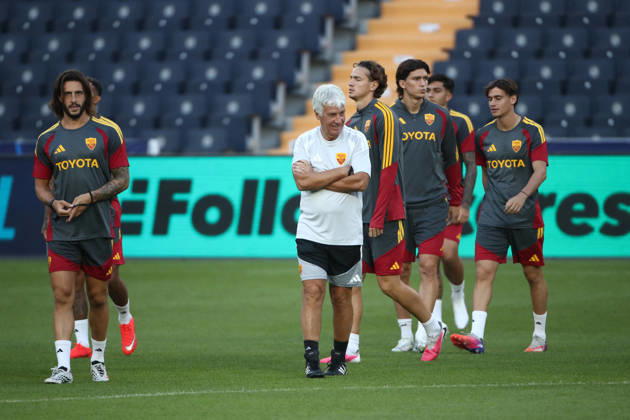 SOCCER - UEFA Champions League - AS Roma - press conference, PK, Pressekonferenz Photo by IPA ABACAPRESS.COM88325037 - September 9, 2026, Champions League: Press Conference and Roma Training Sessions in Istanbul. Pictured: Gasperini (Photo by Gino Mancini) Istanbul Turkey Copyright: xIPAxSport ABACAx