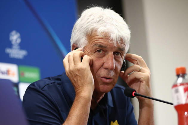 SOCCER - UEFA Champions League - AS Roma - press conference, PK, Pressekonferenz Photo by IPA ABACAPRESS.COM88325038 - September 9, 2026 Champions League: Press Conference and Roma Training Sessions in Istanbul. Pictured: Gasperini (Photo by Gino Mancini) Istanbul Turkey Copyright: xIPAxSport ABACAx