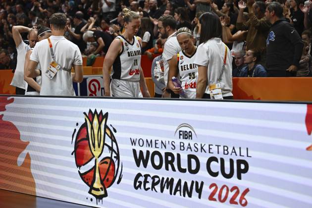 Belgium v Germany - FIBA Women s Basketball World Cup 2026 Quarter-Final BERLIN, GERMANY - SEPTEMBER 10 : Meesseman Emma power forward of Belgium looks dejected during the FIBA Women s Basketball World Cup quarter final match between Belgium and Germany in Berlin on September 10, 2026 in Berlin, Germany, 10 09 2026 Berlin Germany  Copyright: xVincentxKalutx