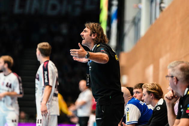 Sebastian Hinze (ThSV Eisenach, Trainer) GER, ThSV Eisenach gegen SG BBM Bietigheim, 1. Opel Handballbundesliga, Handball, 4.Spieltag, Saison 2026 2027, 19.00 Uhr, 10.09.2026 GER, ThSV Eisenach gegen SG BBM Bietigheim, 1. Opel Handballbundesliga, Handball, 4.Spieltag, Saison 2026 2027, 19.00 Uhr, 10.09.2026 Eisenach Copyright: xMartinxHerbstx