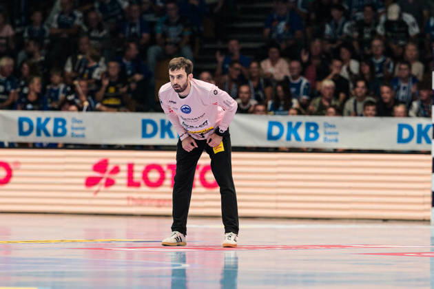 Matija Spikic (ThSV Eisenach, 01) GER, ThSV Eisenach gegen SG BBM Bietigheim, 1. Opel Handballbundesliga, Handball, 4.Spieltag, Saison 2026 2027, 19.00 Uhr, 10.09.2026 GER, ThSV Eisenach gegen SG BBM Bietigheim, 1. Opel Handballbundesliga, Handball, 4.Spieltag, Saison 2026 2027, 19.00 Uhr, 10.09.2026 Eisenach Copyright: xMartinxHerbstx