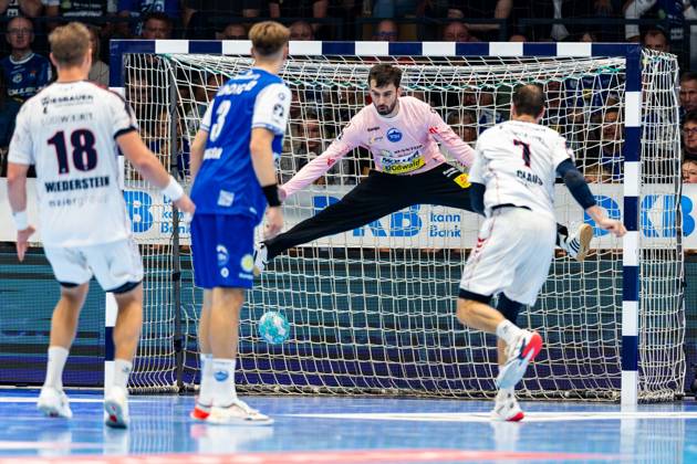 10.09.2026, GER, Handball, Maenner, Saison 26 27, Opel 1.Bl, 4.Spieltag, ThSV Eisenach - SG BBM Bietigheim Matija Spikic (ThSV Eisenach,1) 99817 Eisenach Werner-Assmann-Halle Am Sportp Thueringen Deutschland