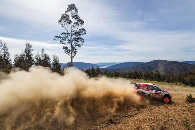 AUTO - WRC, Motorsport Rallye, WM - RALLY CHILE 2026 21 Alejandro CACHON, Borja ROZADA, TOYOTA GR Yaris, action during the 2026 Rally Chile, 12th round of the 2025 WRC World Rally Car Championship, from September 10 to 13, 2026 at Talcahuano, Biobio, Chile - ConcepcionChile Copyright: xNikosxKatikisx