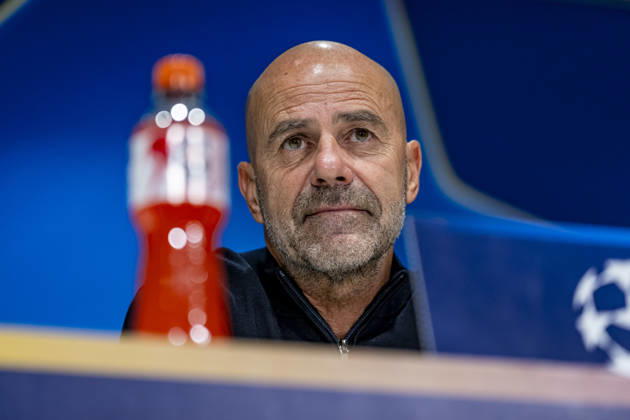 EINDHOVEN - PSV coach Peter Bosz during the UEFA Champions League match between PSV and Shakhtar Donetsk in Philips Stadion on 10 September 2026 in Eindhoven, Nederland. (Photo by DeFodi Images) -