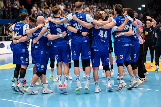 Vukasin Antonijevic (ThSV Eisenach, 41), Peter Walz (ThSV Eisenach, 14), Oskar Joelsson (ThSV Eisenach, 03), Dominik Solak (ThSV Eisenach, 30), Stephan Seitz (ThSV Eisenach, 44), Tillman Leu (ThSV Eisenach, 99), Moritz Ende (ThSV Eisenach, 21) GER, ThSV Eisenach gegen SG BBM Bietigheim, 1. Opel Handballbundesliga, Handball, 4.Spieltag, Saison 2026 2027, 19.00 Uhr, 10.09.2026 GER, ThSV Eisenach gegen SG BBM Bietigheim, 1. Opel Handballbundesliga, Handball, 4.Spieltag, Saison 2026 2027, 19.00 Uhr, 10.09.2026 Eisenach Copyright: xMartinxHerbstx