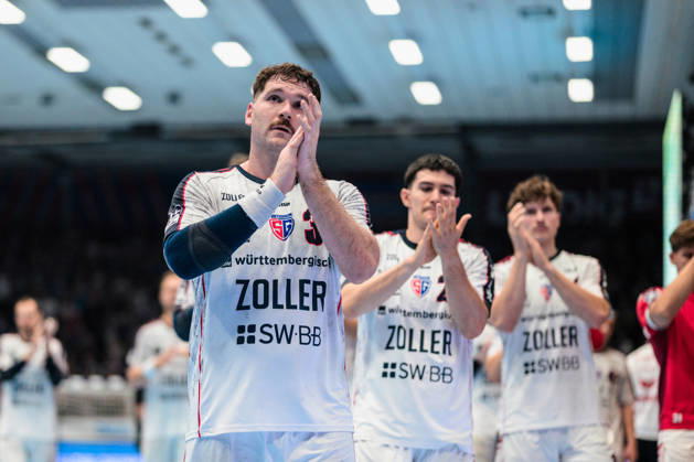 Jonathan Fischer (SG BBM Bietigheim, 36), Moritz Strosack (SG BBM Bietigheim, 29) GER, ThSV Eisenach gegen SG BBM Bietigheim, 1. Opel Handballbundesliga, Handball, 4.Spieltag, Saison 2026 2027, 19.00 Uhr, 10.09.2026 GER, ThSV Eisenach gegen SG BBM Bietigheim, 1. Opel Handballbundesliga, Handball, 4.Spieltag, Saison 2026 2027, 19.00 Uhr, 10.09.2026 Eisenach Copyright: xMartinxHerbstx