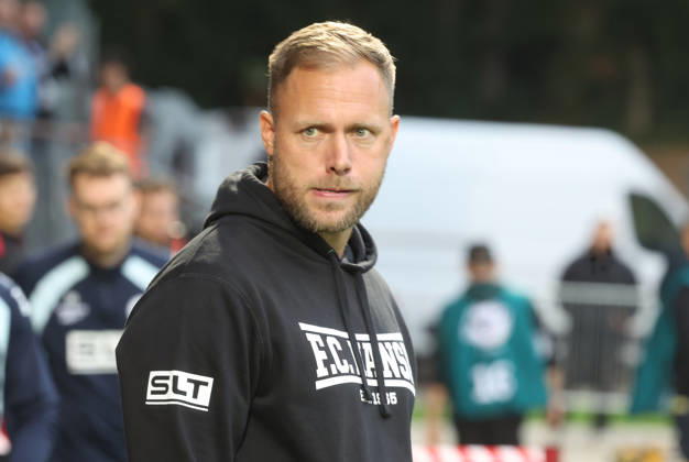 Viktoria Köln - FC Hansa Rostock Köln 11.09.2026, Fußball 3.Liga Viktoria Köln-FC Hansa Rostock Trainer Daniel Brinkmann FC Hansa Rostock Köln Sportpark Höhenberg Nordrhein-Westfalen Deutschland