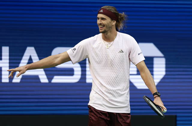US Open tennis tournament - Day 13 Alexander Zverev of Germany celebrates his victory against Karen Khachanov of Russia during the Men s Singles semi-finals at the US Open Tennis Championships at the USTA Billie Jean King National Tennis Center in Flushing Meadows, New York, USA, 11 September 2026. The 2026 US Open tournament runs from 23 August to 13 September. FLUSHING MEADOWS NEW YORK United States Copyright: xCRISTOBALxHERRERA-ULASHKEVICHx