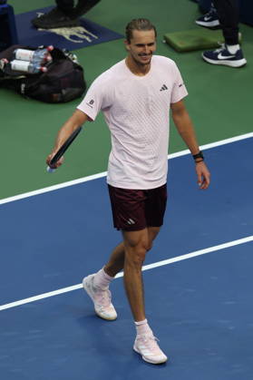US Open tennis tournament - Day 13 Alexander Zverev of Germany reacts after defeating Karen Khachanov of Russia during the Men s Singles semi-finals at the US Open Tennis Championships at the USTA Billie Jean King National Tennis Center in Flushing Meadows, New York, USA, 11 September 2026. The 2026 US Open tournament runs from 23 August to 13 September. FLUSHING MEADOWS NEW YORK United States Copyright: xBRIANxHIRSCHFELDx