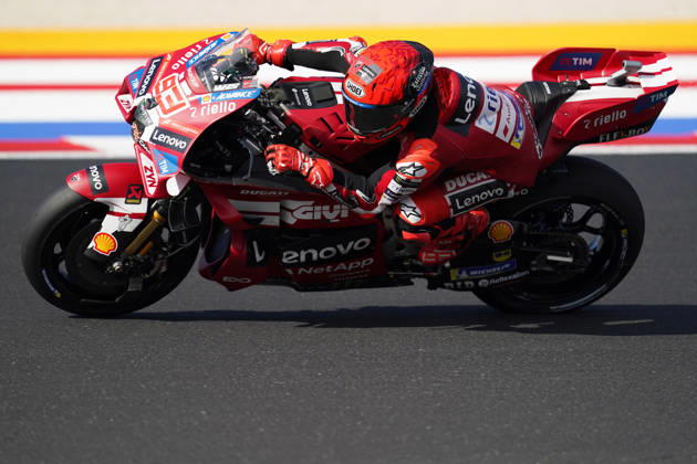 Foto Costanza Benvenuti LaPresse 12.09.2026 Motociclismo-Motomondiale 2026-GRAN PREMIO RED BULL DI SAN MARINO E DELLA RIVIERA DI RIMINI-Misano World Circuit Marco Simoncelli-MotoGp-FP2-Q1-Q2 nella foto: MARC MARQUEZ - DUCATI Photo Costanza Benvenuti LaPresse 2026 12 September Sport-Motorcycling-MotoMondiale 2026-GRAN PREMIO RED BULL DI SAN MARINO E DELLA RIVIERA DI RIMINI-Misano World Circuit Marco Simoncelli-MotoGp-FP2-Q1-Q2 in the photo: MARC MARQUEZ - DUCATI  Copyright: xCostanzaxBenvenutix-xLaPressex