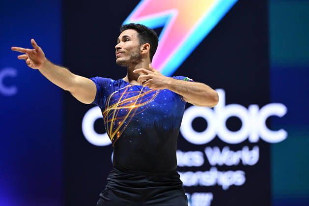 IPA88432255 - Davide NACCI (ITA) during the 19th World Aerobic Gymnastics Championships in Pamplona, Spain, on September 12, 2026  Copyright: xFilippoxTomasi IPAxSportx xx IPA88432255