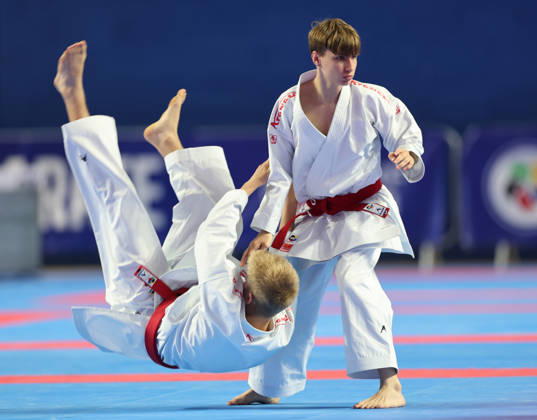 REPRO FREE *PRESS RELEASE NO REPRODUCTION FEE* EDITORIAL USE ONLY 2026 ONAKAI Karate Irish Open, Ireland National Indoor Arena, Blanchardstown 12 9 2026 Team Goju-Kai Yamaguchi compete in the Team Kata Final Team Goju-Kai Yamaguchi compete in the Team Kata Final 12 9 2026  Copyright: xx JR1W0953
