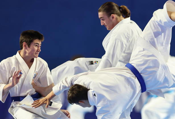 REPRO FREE *PRESS RELEASE NO REPRODUCTION FEE* EDITORIAL USE ONLY 2026 ONAKAI Karate Irish Open, Ireland National Indoor Arena, Blanchardstown 12 9 2026 Alba Karate™s Leo Erdmanis of Scotland compete in the Team Kata Final Alba Karate™s Leo Erdmanis compete in the Team Kata Final 12 9 2026  Copyright: xx JR1W1614