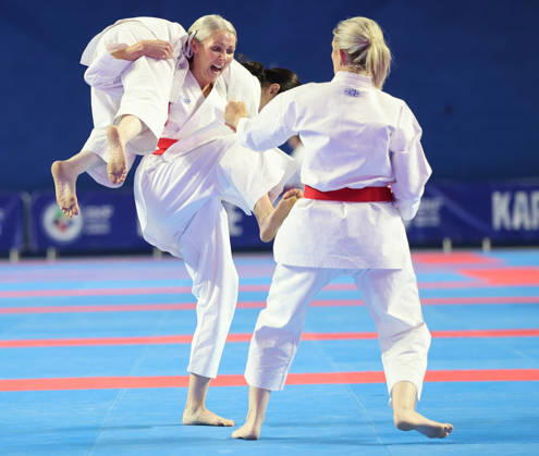 REPRO FREE *PRESS RELEASE NO REPRODUCTION FEE* EDITORIAL USE ONLY 2026 ONAKAI Karate Irish Open, Ireland National Indoor Arena, Blanchardstown 12 9 2026 Kaizen Ireland compete in the Team Kata Female Final Kaizen Ireland compete in the Team Kata Female Final 12 9 2026  Copyright: xx JR1W1920