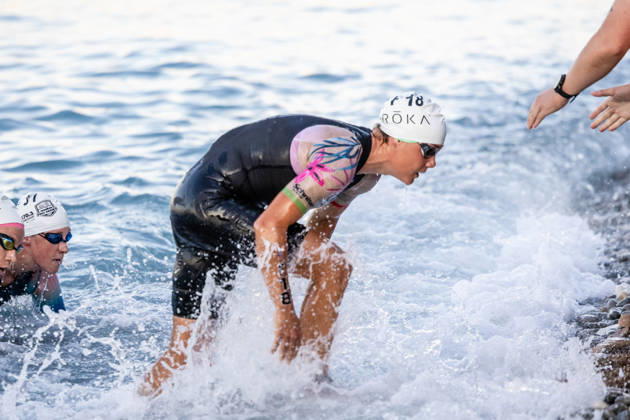 RECORD DATE NOT STATED 2026 IRONMAN 70.3 Weltmeisterschaft Nizza - Bianca Bogen Athleten beim Wettkampf der VinFast IRONMAN 70.3 Weltmeisterschaft 2026 in Nizza, Frankreich. Nizza Promenade des Anglais Alpes-Maritimes Provence-Alpes-Côte d Azur France