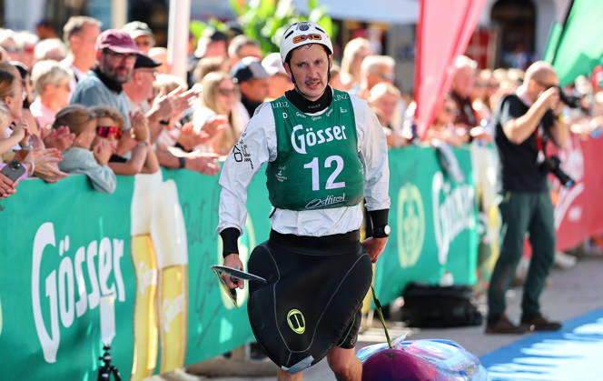EXTREME SPORTS - Red Bull Dolomitenmann LIENZ,AUSTRIA,12.SEP.26 - EXTREME SPORTS - Red Bull Dolomitenmann. Image shows Daniel Klotzer.  GEPAxpictures xAmirxBeganovic