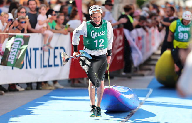 EXTREME SPORTS - Red Bull Dolomitenmann LIENZ,AUSTRIA,12.SEP.26 - EXTREME SPORTS - Red Bull Dolomitenmann. Image shows Daniel Klotzer.  GEPAxpictures xAmirxBeganovic