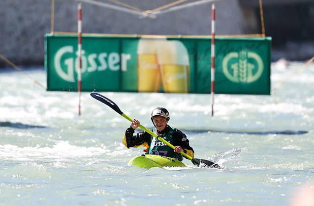 EXTREME SPORTS - Red Bull Dolomitenmann LIENZ,AUSTRIA,12.SEP.26 - EXTREME SPORTS - Red Bull Dolomitenmann. Image shows Franz Xaver Strauss.  GEPAxpictures xAmirxBeganovic