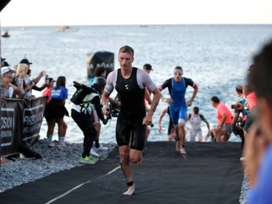 Ironman 70.3 masculin PHOTOPQR NICE MATIN Dylan Meiffret ; Nice ; 13 09 2026 ; Ironman 70.3 masculin, départ natation et, sortie d eau. Vélo départ Nice; September 13, 2026; Men s Ironman 70.3: swim start and swim exit; bike start. Nice France  Copyright: xPHOTOPQR NICExMATIN MAXPPPxDylanxMeiffretx 20260913NIM1608 20260913NIM1608